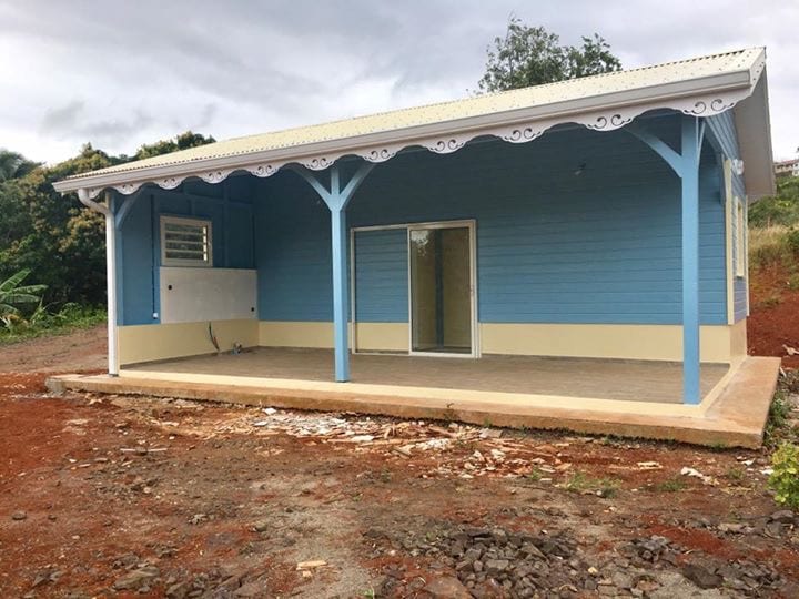 Bungalow sur mesure construit sur un terrain en Martinique