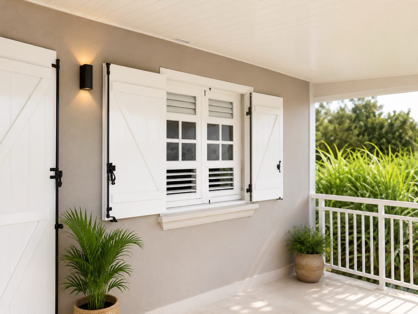 Menuiseries aluminium résistantes au climat tropical en Martinique