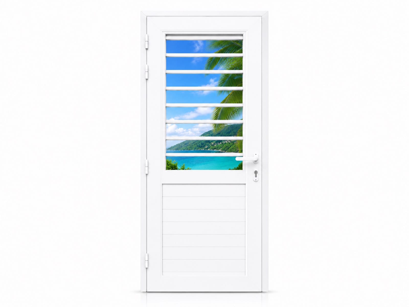 Portes en aluminium sur mesure en Martinique