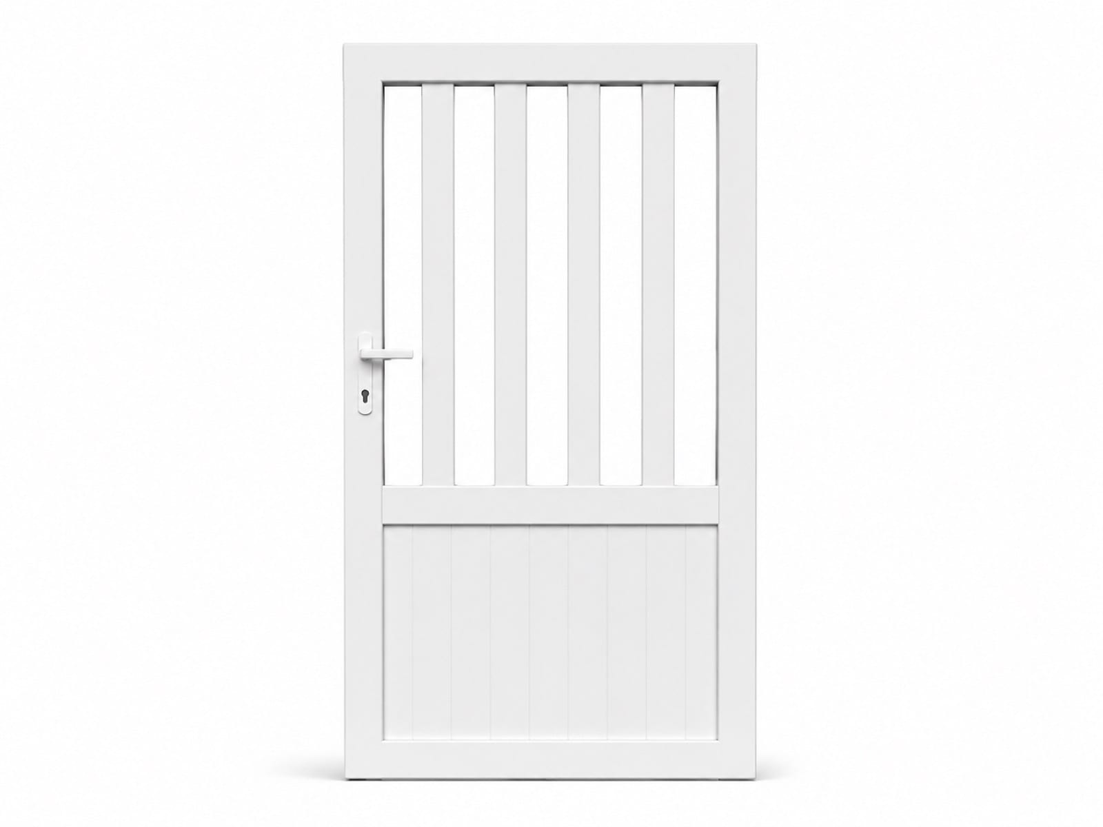 Portillon barreaudé en aluminium sur mesure en Martinique
