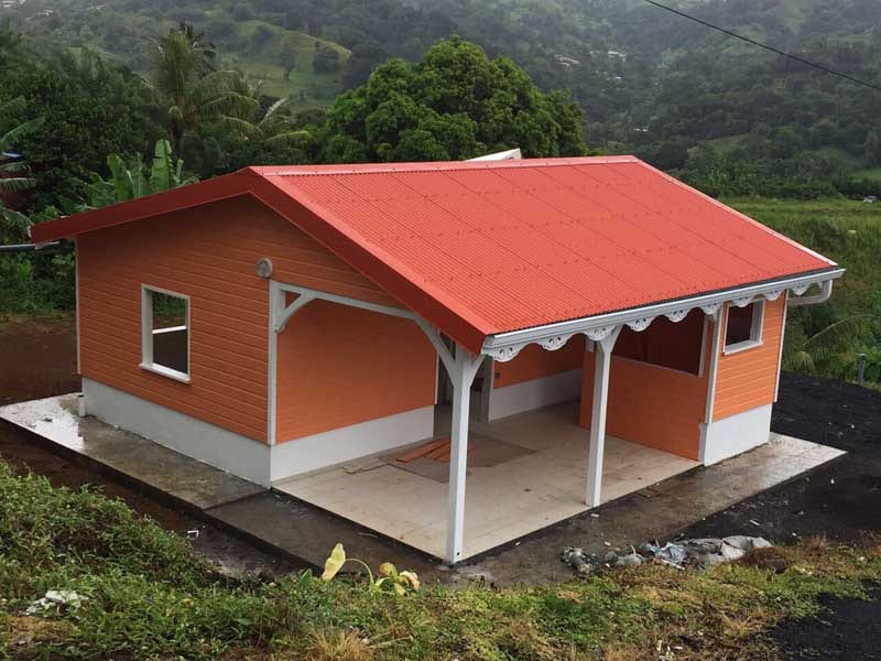 Bungalow de location saisonnière équipé en Martinique