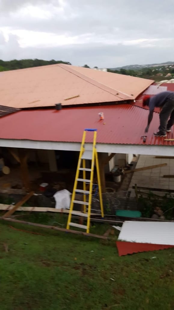 Toiture réalisée par FOR HOME DESIGN en Martinique
