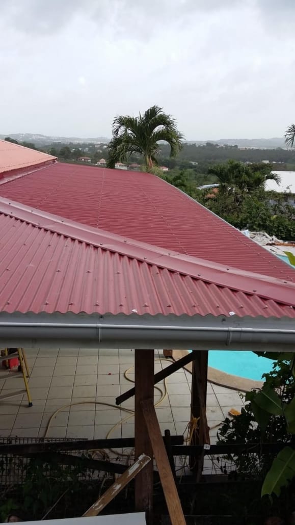 Toiture réalisée par FOR HOME DESIGN en Martinique