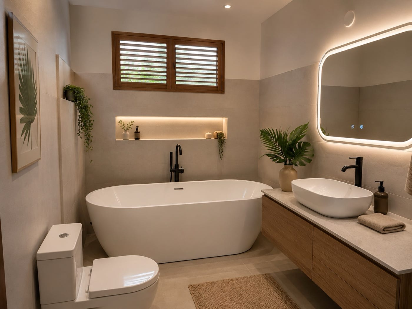 Rénovation de salle de bain sur mesure en Martinique